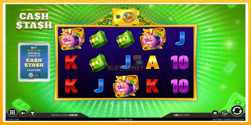 Máquina de jogos Mr Porky Banker Cash Stash - chance de ganhar dinheiro, foto 2