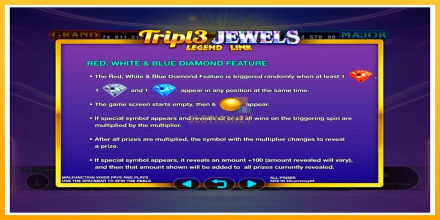 Máquina de jogos Triple Jewels - chance de ganhar dinheiro, foto 3