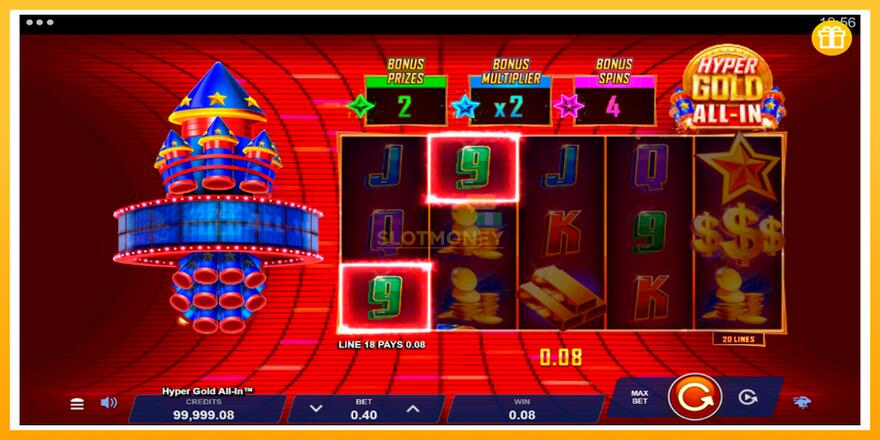 Máquina de jogos Hyper Gold All-In - chance de ganhar dinheiro, foto 3