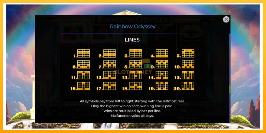 Máquina de jogos Rainbow Odyssey - chance de ganhar dinheiro, foto 7