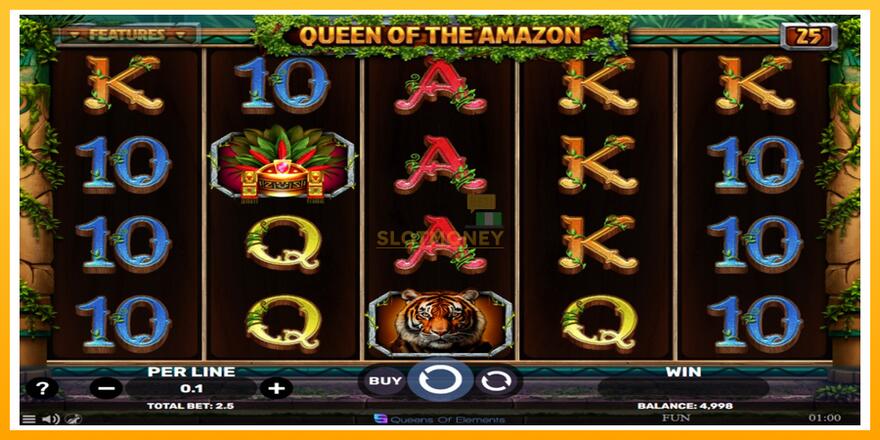 Máquina de jogos Queen of the Amazon - chance de ganhar dinheiro, foto 2