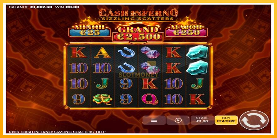 Máquina de jogos Cash Inferno: Sizzling Scatters - chance de ganhar dinheiro, foto 2