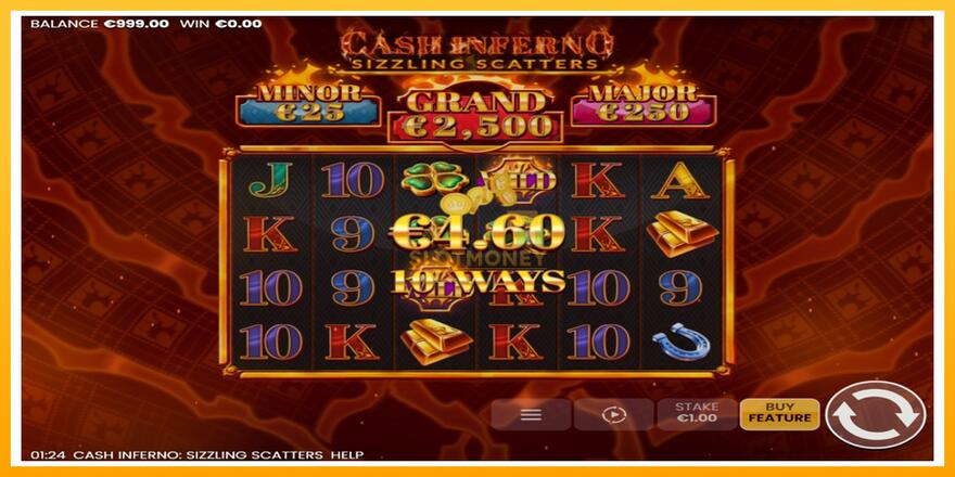 Máquina de jogos Cash Inferno: Sizzling Scatters - chance de ganhar dinheiro, foto 3