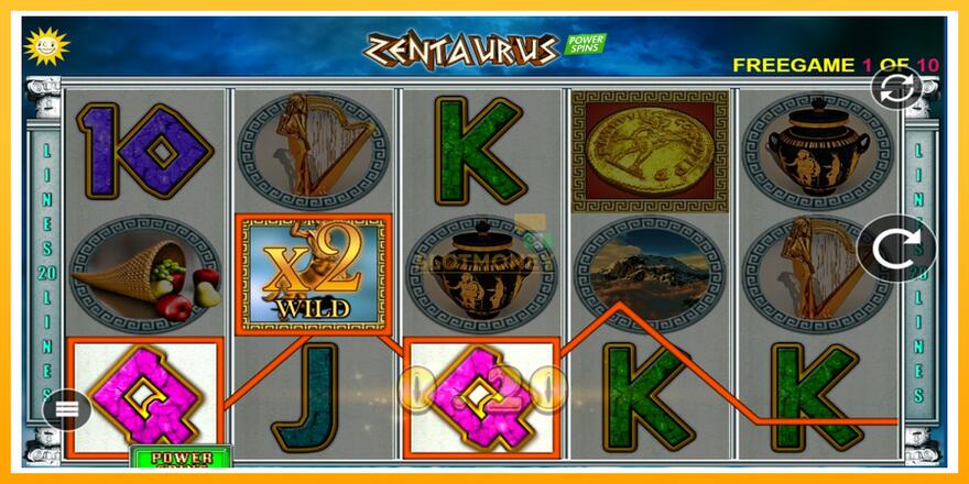 Máquina de jogos Zentaurus Power Spins - chance de ganhar dinheiro, foto 4