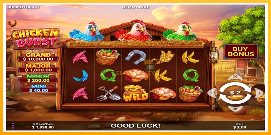 Máquina de jogos Chicken Burst - chance de ganhar dinheiro, foto 2