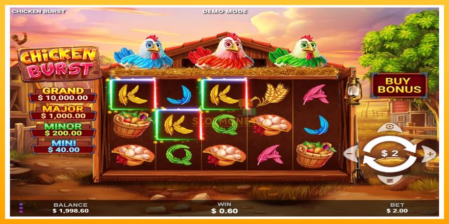 Máquina de jogos Chicken Burst - chance de ganhar dinheiro, foto 3