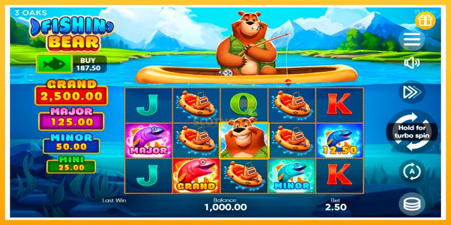 Máquina de jogos Fishin Bear - chance de ganhar dinheiro, foto 1