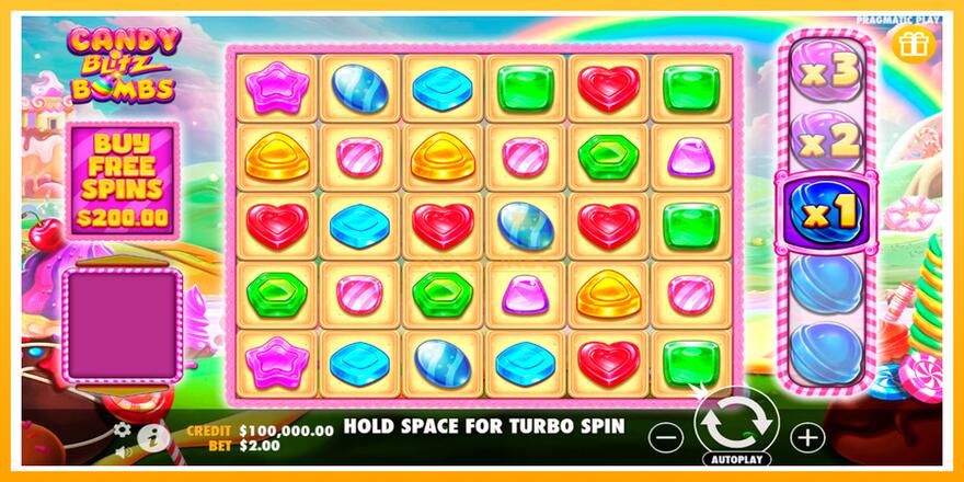 Máquina de jogos Candy Blitz Bombs - chance de ganhar dinheiro, foto 1