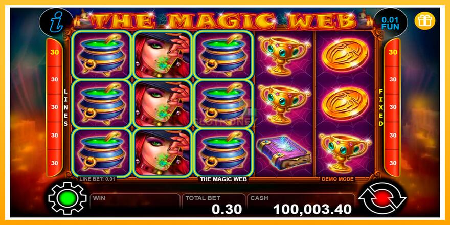 Máquina de jogos The Magic Web - chance de ganhar dinheiro, foto 4