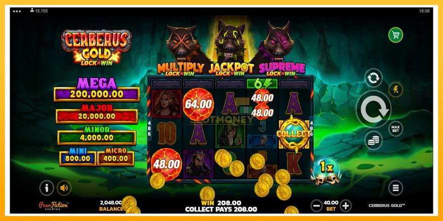 Máquina de jogos Cerberus Gold - chance de ganhar dinheiro, foto 3