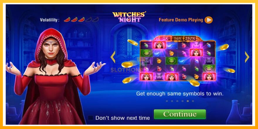 Máquina de jogos Witches Night - chance de ganhar dinheiro, foto 1