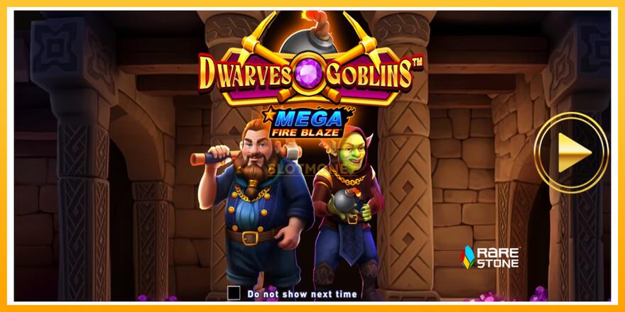 Máquina de jogos Mega Fire Blaze: Dwarves & Goblins - chance de ganhar dinheiro, foto 1