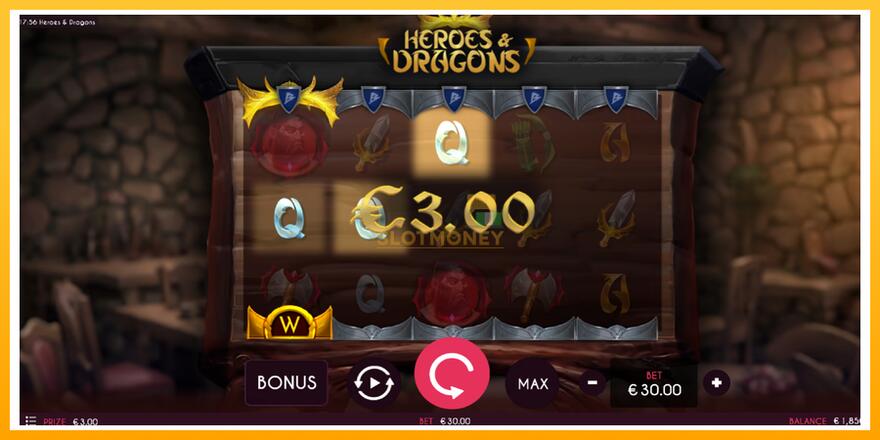 Máquina de jogos Heroes & Dragons - chance de ganhar dinheiro, foto 3