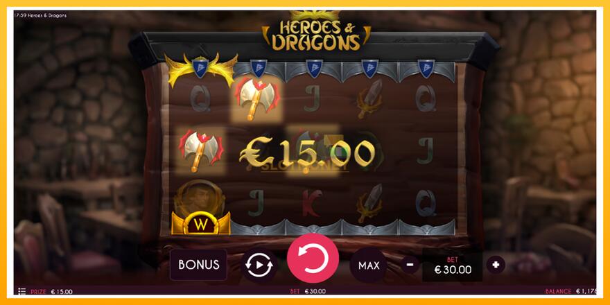 Máquina de jogos Heroes & Dragons - chance de ganhar dinheiro, foto 4