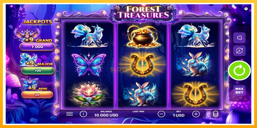 Máquina de jogos Forest Treasures - chance de ganhar dinheiro, foto 2