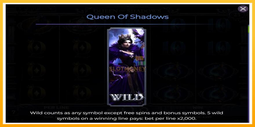 Máquina de jogos Queen of Shadows - chance de ganhar dinheiro, foto 4