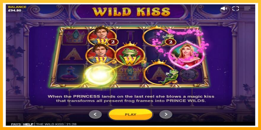 Máquina de jogos The Wild Kiss - chance de ganhar dinheiro, foto 5