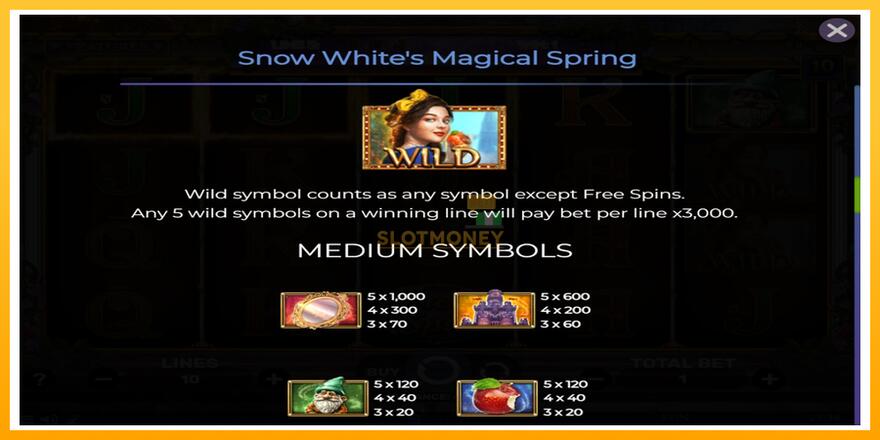 Máquina de jogos Snow Whites Magical Spring - chance de ganhar dinheiro, foto 5