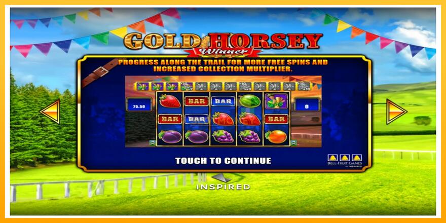 Máquina de jogos Gold Horsey Winner - chance de ganhar dinheiro, foto 1