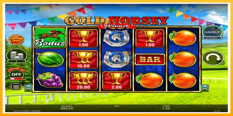 Máquina de jogos Gold Horsey Winner - chance de ganhar dinheiro, foto 2