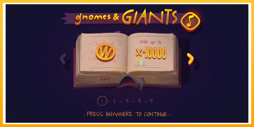 Máquina de jogos Gnomes & Giants - chance de ganhar dinheiro, foto 1