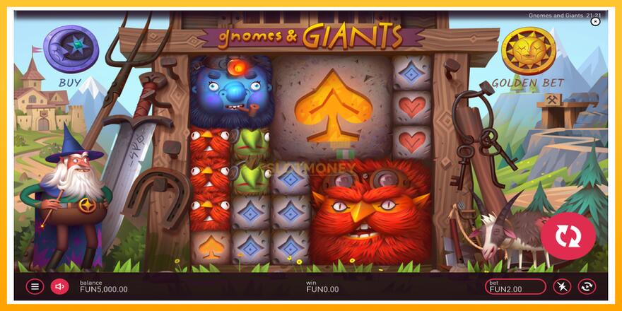 Máquina de jogos Gnomes & Giants - chance de ganhar dinheiro, foto 2