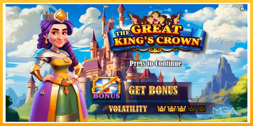 Máquina de jogos The Great Kings Crown - chance de ganhar dinheiro, foto 1