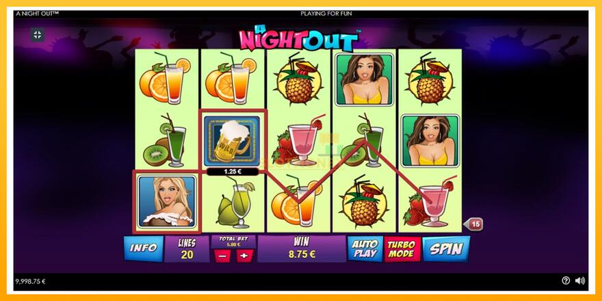 Máquina de jogos A Night Out - chance de ganhar dinheiro, foto 3