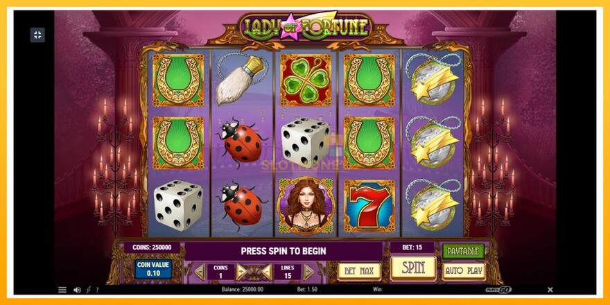 Máquina de jogos Lady of Fortune - chance de ganhar dinheiro, foto 2