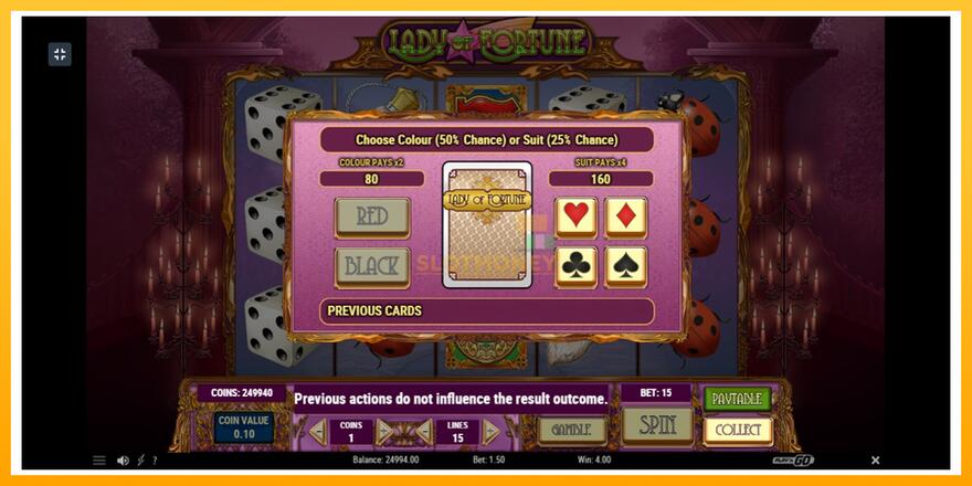 Máquina de jogos Lady of Fortune - chance de ganhar dinheiro, foto 4