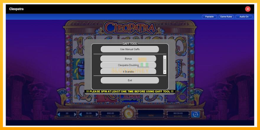 Máquina de jogos Cleopatra - chance de ganhar dinheiro, foto 5