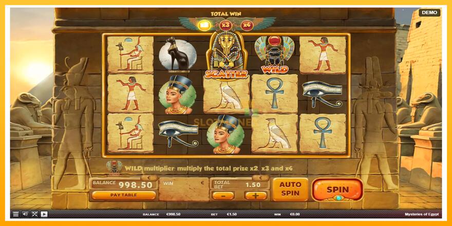 Máquina de jogos Mysteries of Egypt - chance de ganhar dinheiro, foto 3