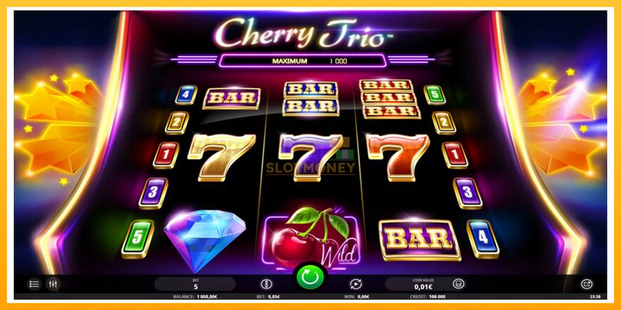 Máquina de jogos Cherry Trio - chance de ganhar dinheiro, foto 2