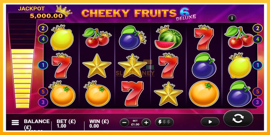 Máquina de jogos Cheeky Fruits 6 Deluxe - chance de ganhar dinheiro, foto 1