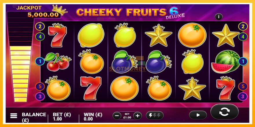 Máquina de jogos Cheeky Fruits 6 Deluxe - chance de ganhar dinheiro, foto 2