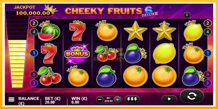 Máquina de jogos Cheeky Fruits 6 Deluxe - chance de ganhar dinheiro, foto 3