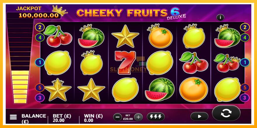 Máquina de jogos Cheeky Fruits 6 Deluxe - chance de ganhar dinheiro, foto 4