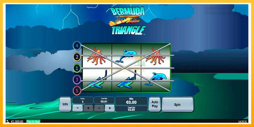 Máquina de jogos Bermuda Triangle - chance de ganhar dinheiro, foto 1