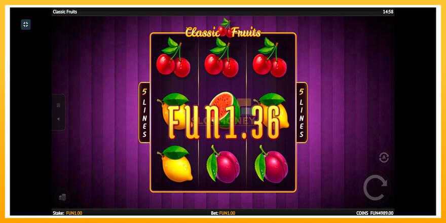 Máquina de jogos Classic Fruit - chance de ganhar dinheiro, foto 3