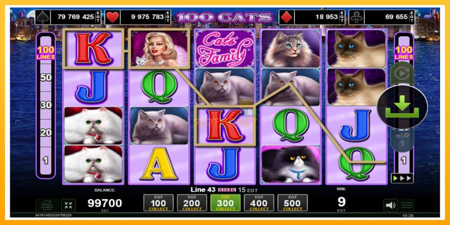 Máquina de jogos 100 Cats - chance de ganhar dinheiro, foto 2