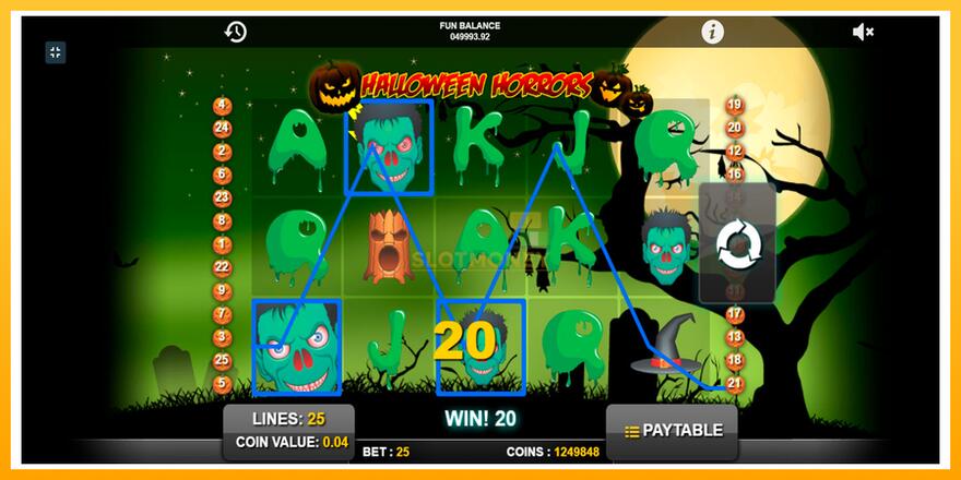 Máquina de jogos Halloween Horrors - chance de ganhar dinheiro, foto 4