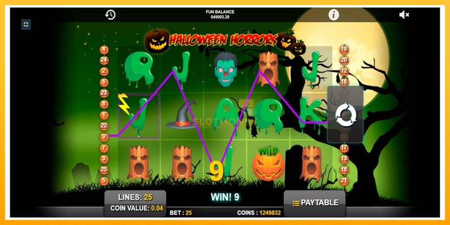 Máquina de jogos Halloween Horrors - chance de ganhar dinheiro, foto 5