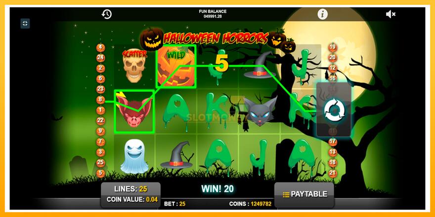 Máquina de jogos Halloween Horrors - chance de ganhar dinheiro, foto 7