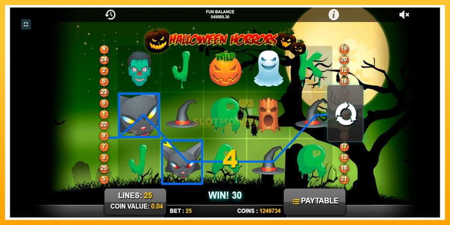 Máquina de jogos Halloween Horrors - chance de ganhar dinheiro, foto 9