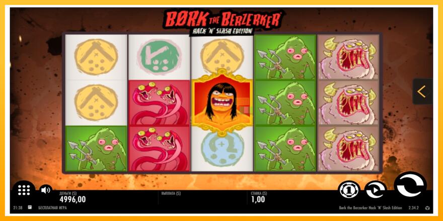 Máquina de jogos Bork The Berzerker - chance de ganhar dinheiro, foto 3