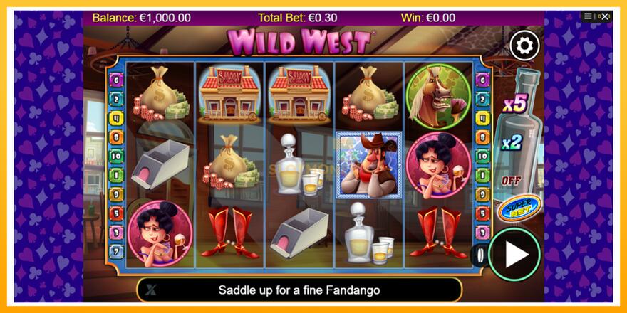 Máquina de jogos Wild West - chance de ganhar dinheiro, foto 1