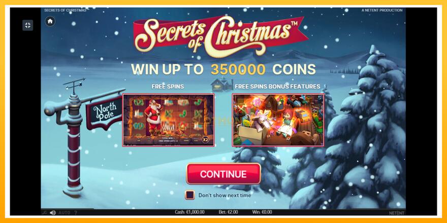 Máquina de jogos Secrets of Christmas - chance de ganhar dinheiro, foto 1