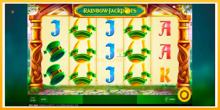 Máquina de jogos Rainbow Jackpots - chance de ganhar dinheiro, foto 1