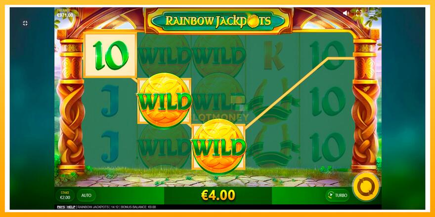 Máquina de jogos Rainbow Jackpots - chance de ganhar dinheiro, foto 4