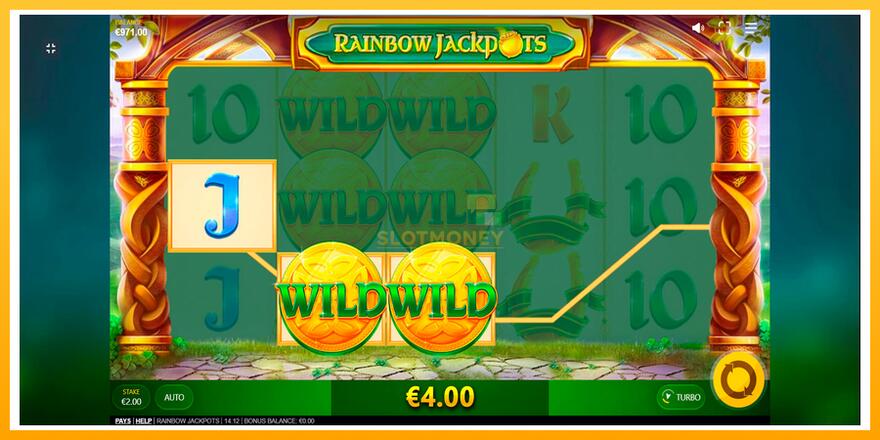 Máquina de jogos Rainbow Jackpots - chance de ganhar dinheiro, foto 5